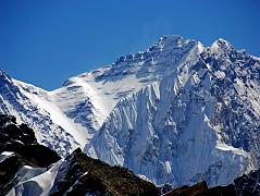 Gokyo 6 Knobby View 6 South Col, Geneva Spur, Lhotse West Face, Nuptse Close Up The view of the Lhotse West Face, South Col, and the Geneva Spur from Knobby View north of Gokyo are the best in the Khumbu for a trekker.